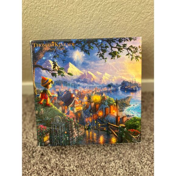 CEACO THOMAS KINKADE Pinocchio Wishes on a Star 750 Pieces Jigsaw Puzzle - Picture 1 of 1